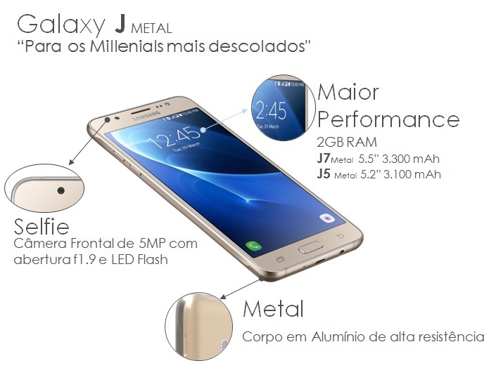 5 motivos que tornam a linha Galaxy J Metal a melhor opção de smartphone para o público jovem